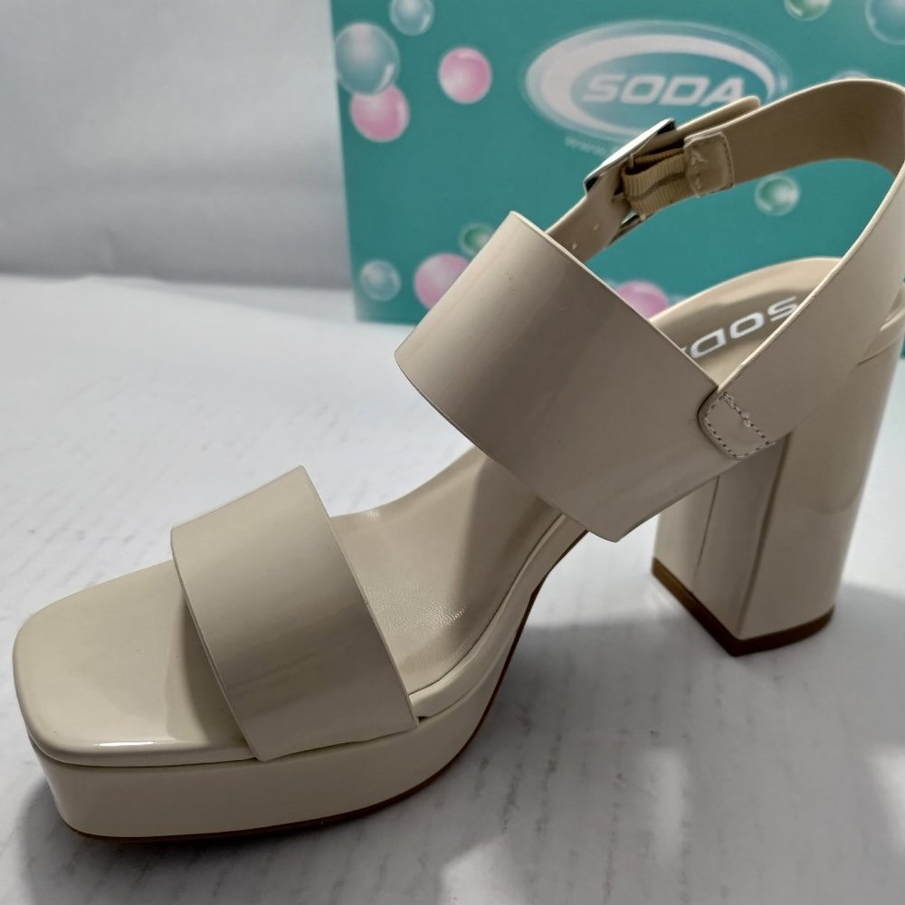 JAYLEN Mid Platform Heel Sandal